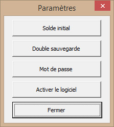 Paramètres