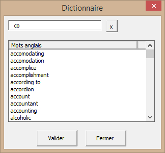 Dictionnaire Anglais-Français